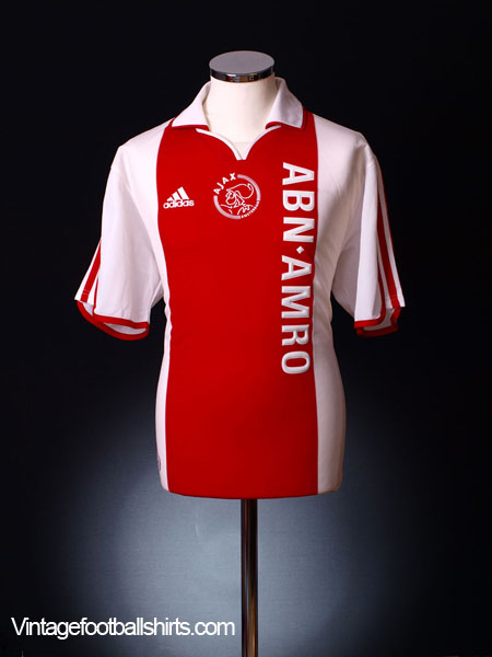 congestie Gom Bevestiging 2000-01 Ajax Centenary Home Shirt XXL