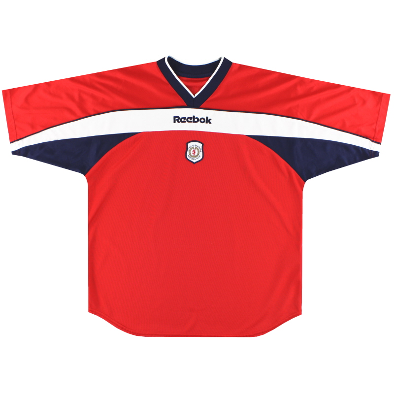 2000-01 Crewe Alexandra Reebok Home Shirt L