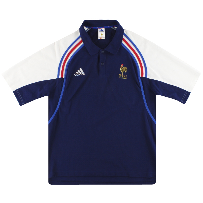 2000-01 France adidas Polo Shirt XL