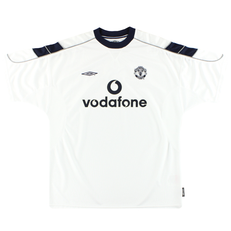 2000-01 Manchester United Umbro Away Shirt L