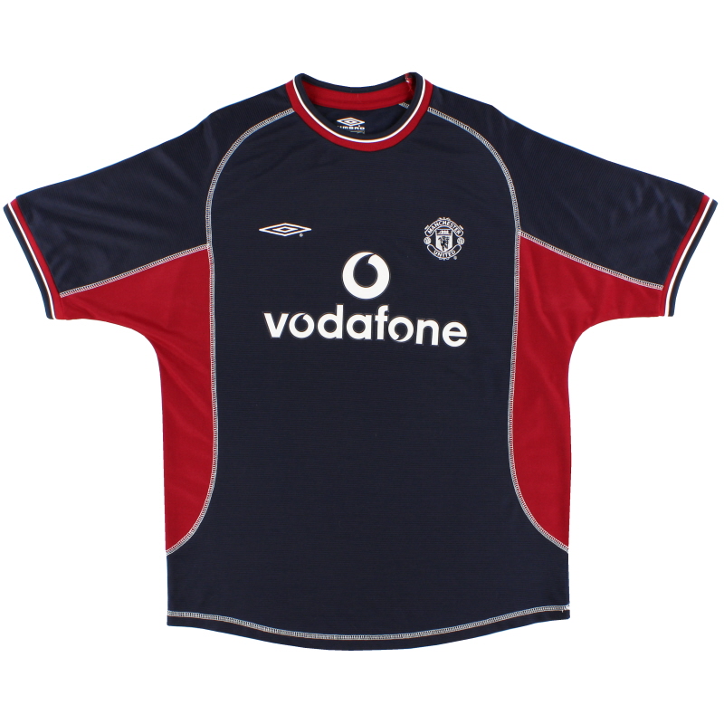 2000-01 Manchester United Umbro Kaos Ketiga L.