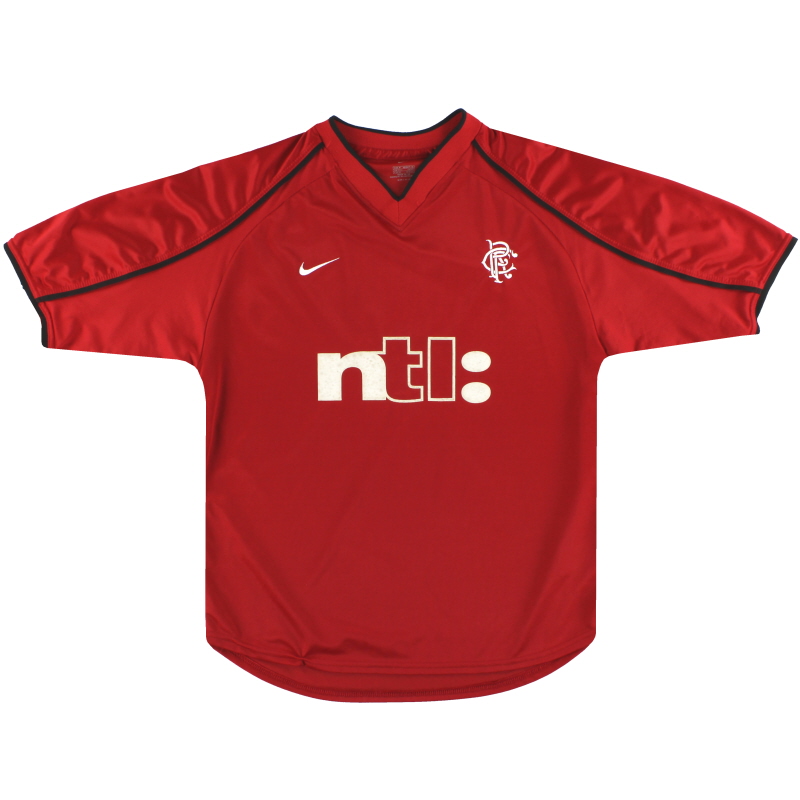 2000-01 Rangers Nike Third Shirt M