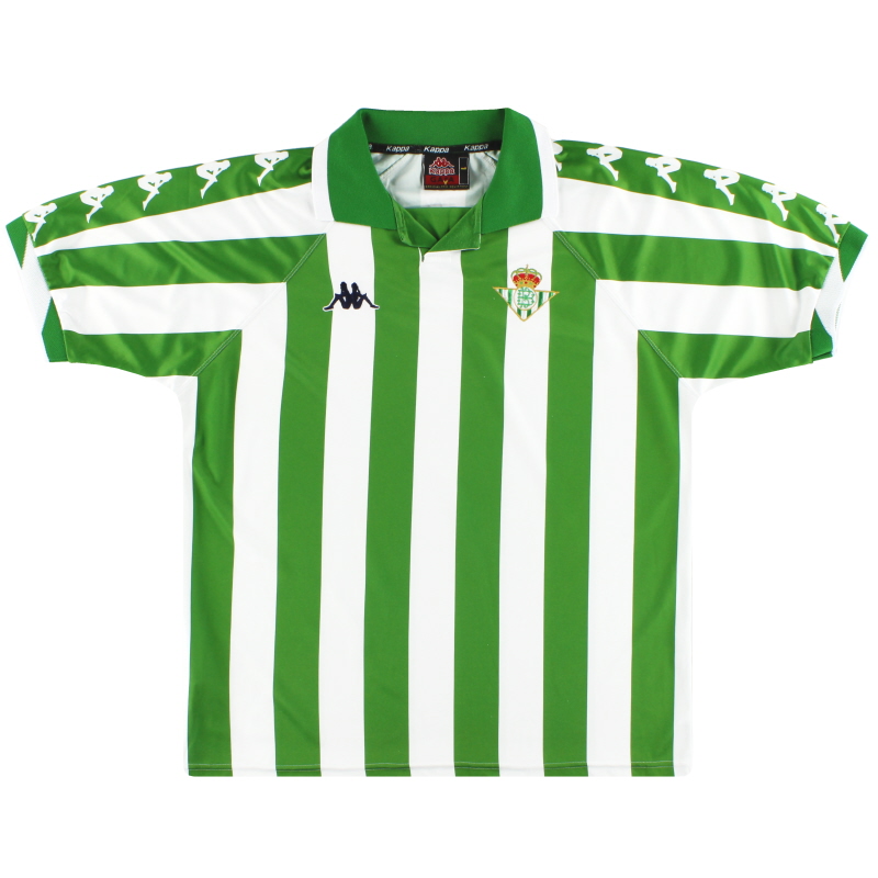 2000-01 Real Betis Kappa Home Shirt L