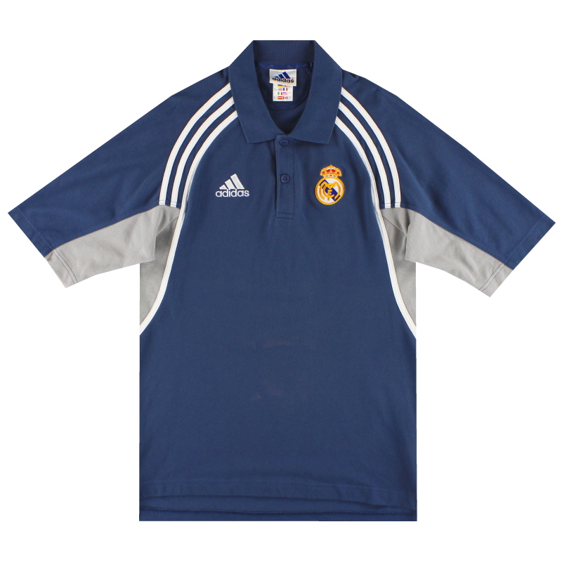 2000-01 Real Madrid adidas Polo Shirt S