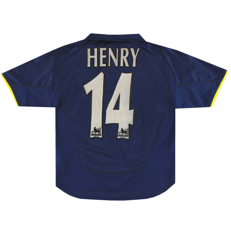 2000-02 Arsenal Nike European Shirt Henry #14 M.Boys