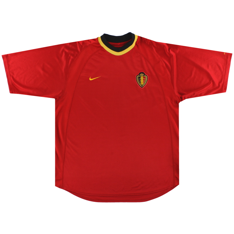 2000-02 Belgium Nike Home Shirt M