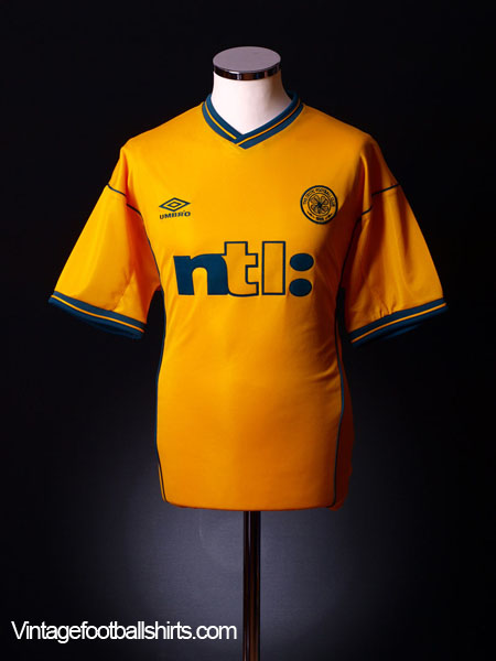 Celtic 2001-02 Away Shirt (Fair) XL – Classic Football Kit