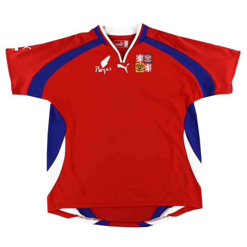 2000-02 체코 푸마 홈 셔츠 XL