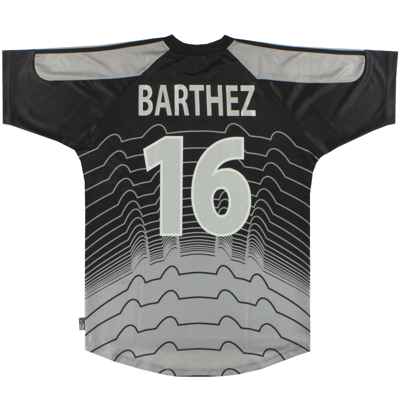2000-02 France adidas Goalkeeper Shirt Barthez #16 M - 637264