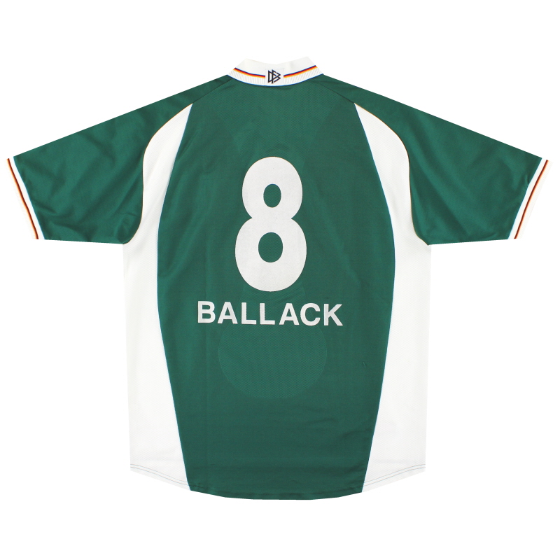 2000-02 Germany adidas Away Shirt Ballack #8 L