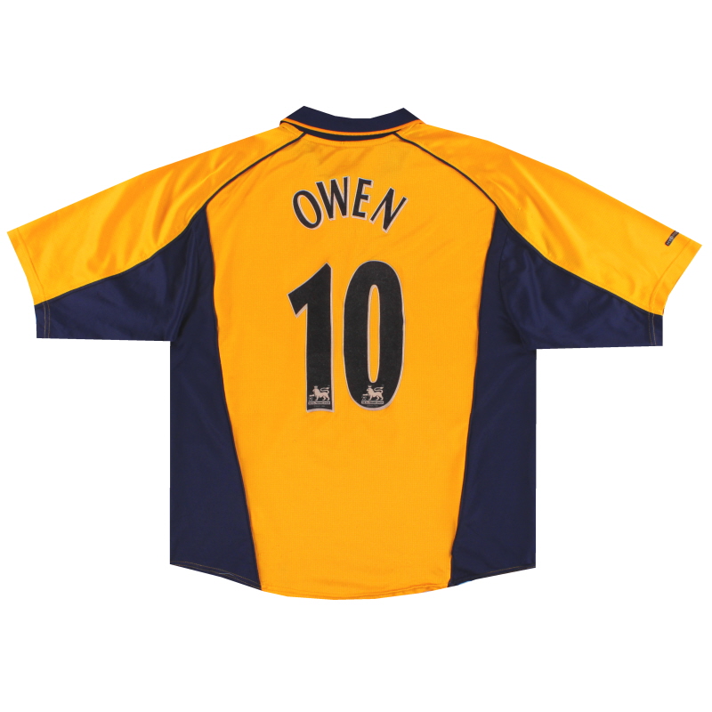 2000-02 Liverpool Reebok Away Shirt Owen #10 XL - 201981