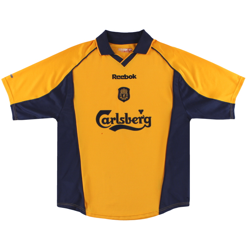 Camiseta de la 2000a equipación Reebok del Liverpool 02-201981 L - XNUMX