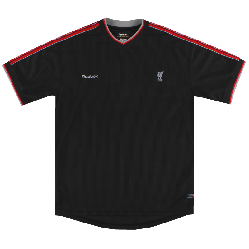 2000-02 Liverpool Reebok T-shirt per il tempo libero *Menta* S