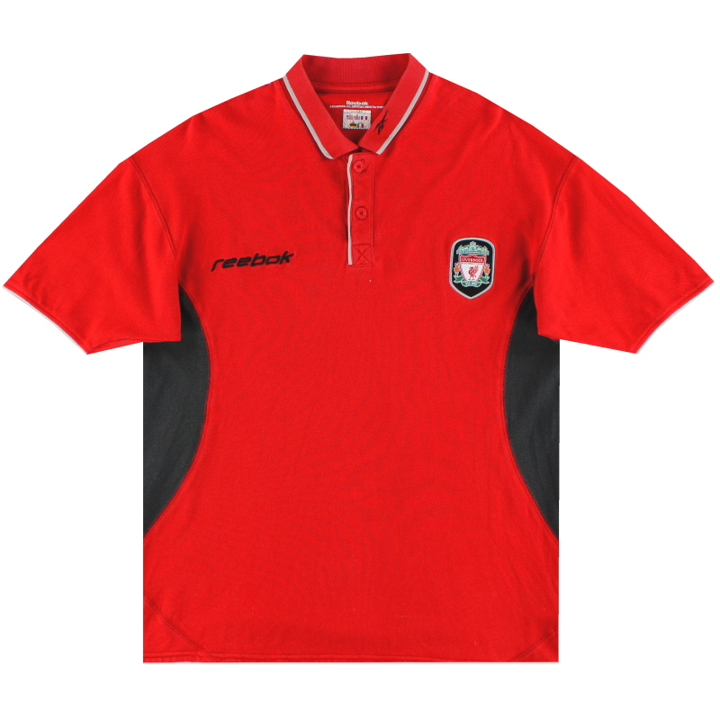2000-02 Liverpool Reebok Polo Shirt M