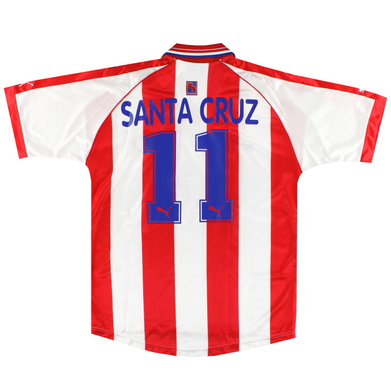 2000-02 Paraguay Puma Home Shirt Santa Cruz #11 XL