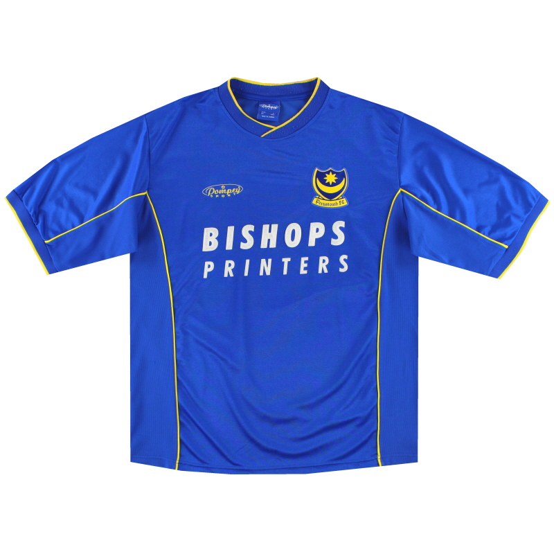 2000-02 Portsmouth Pompey Sports Home Shirt L
