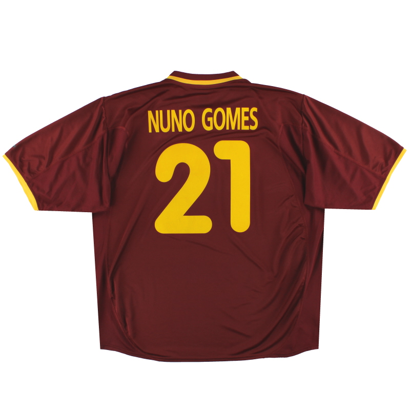 2000-02 Portugal Nike Home Shirt Nuno Gomes #21 XXL