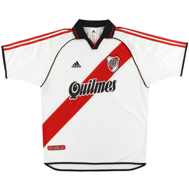 2000-02 River Plate adidas Home Shirt M