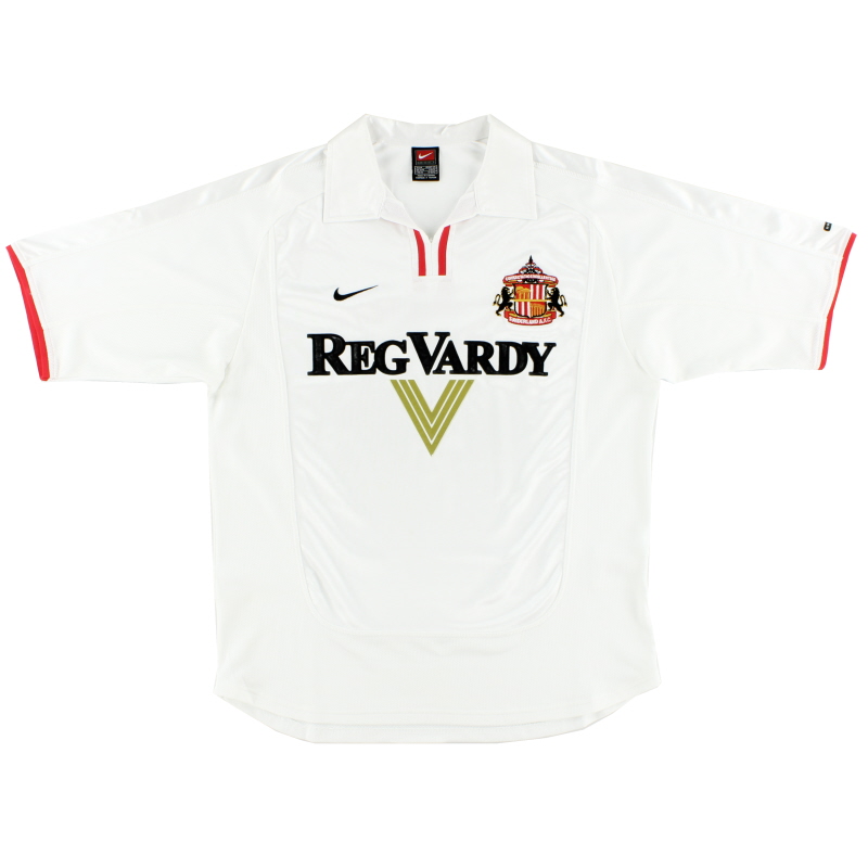 2000-02 Sunderland Nike camiseta de visitante L