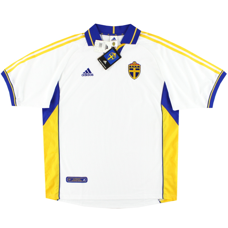 2000-02 Sweden adidas Away Shirt *w/tags* XL