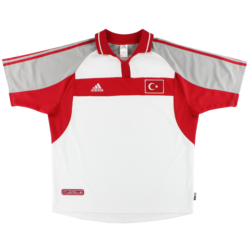 2000-02 Turkey adidas Away Shirt XL - 643829