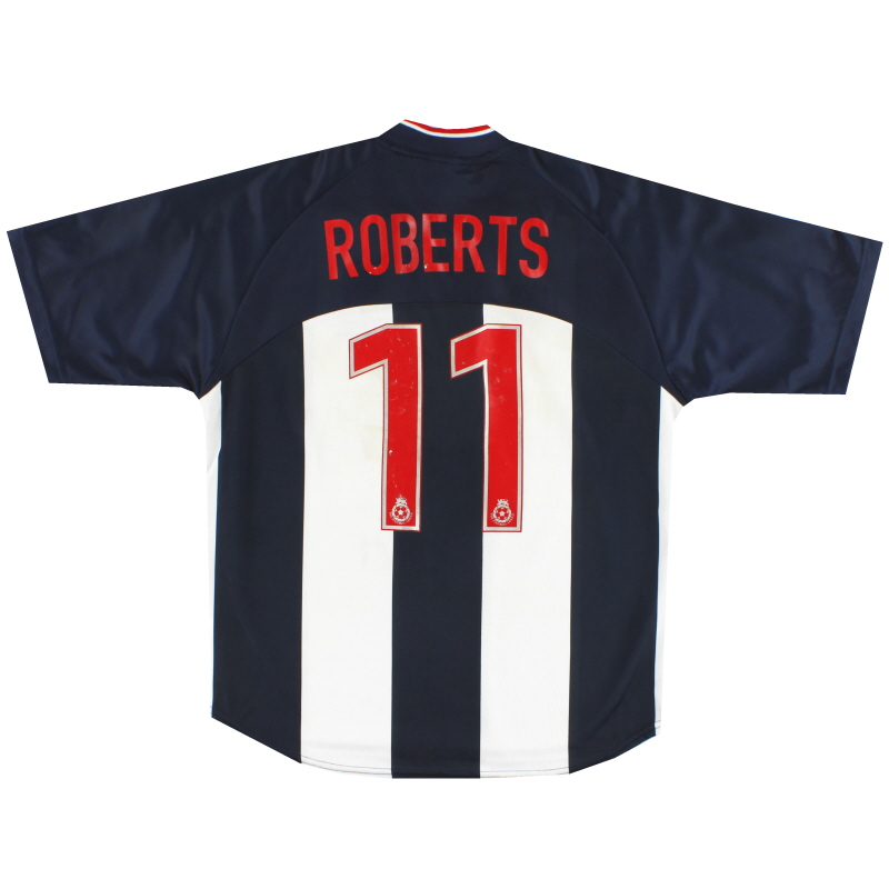 2000-02 West Brom Patrick Home Shirt Roberts #11 M