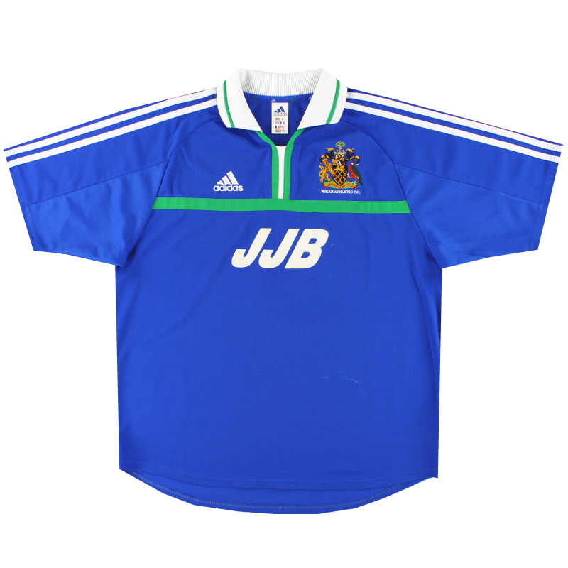 2000-02 Wigan adidas Home Camiseta XL