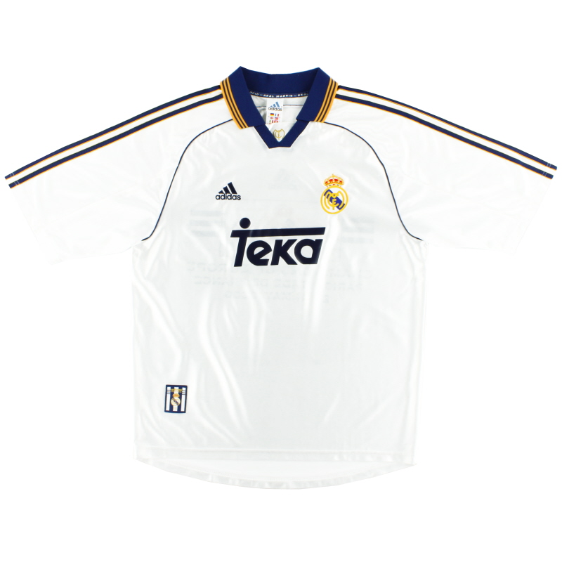 2000 Real Madrid 'Champions of Europe' Maillot Domicile L