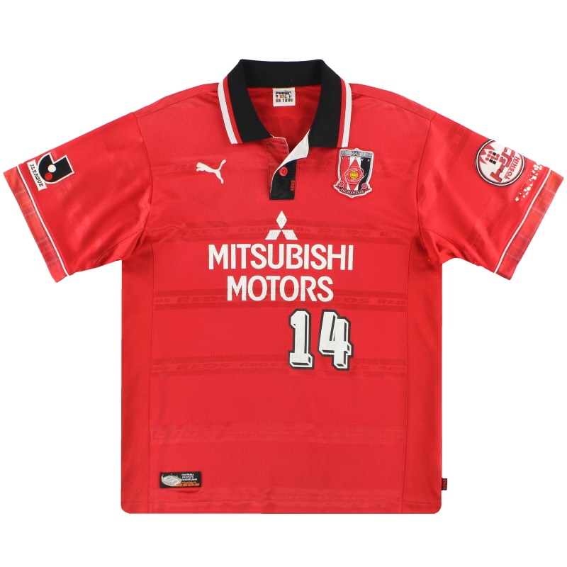 2000 Urawa Red Diamonds Puma Player Issue Home Shirt #14 L
