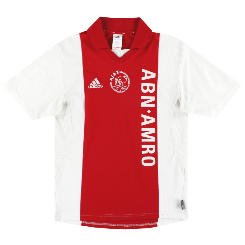 2001-02 Ajax adidas Player Issue Home Shirt #13 S