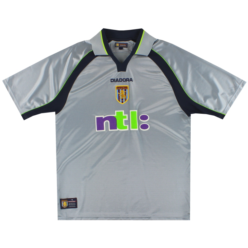 2001-02 Aston Villa Reebok Maglia Away M
