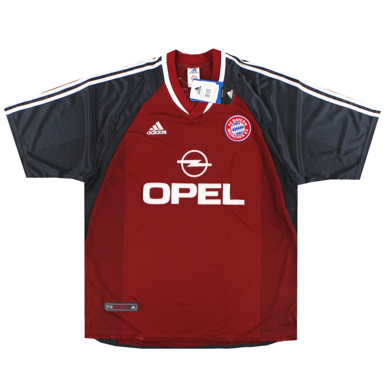2001-02 Bayern Munich adidas Maillot Domicile *w/tags* XXL - 694721 - 4033918895754