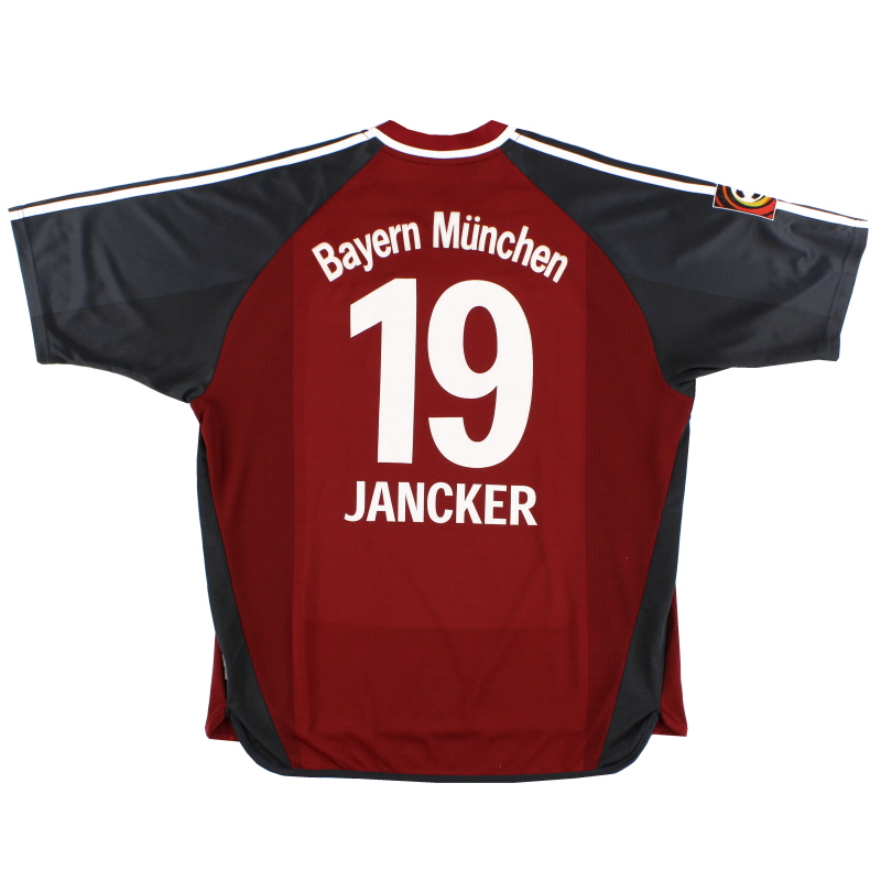 2001-02 Bayern Munich Home Shirt Jancker #19 XL - 694721