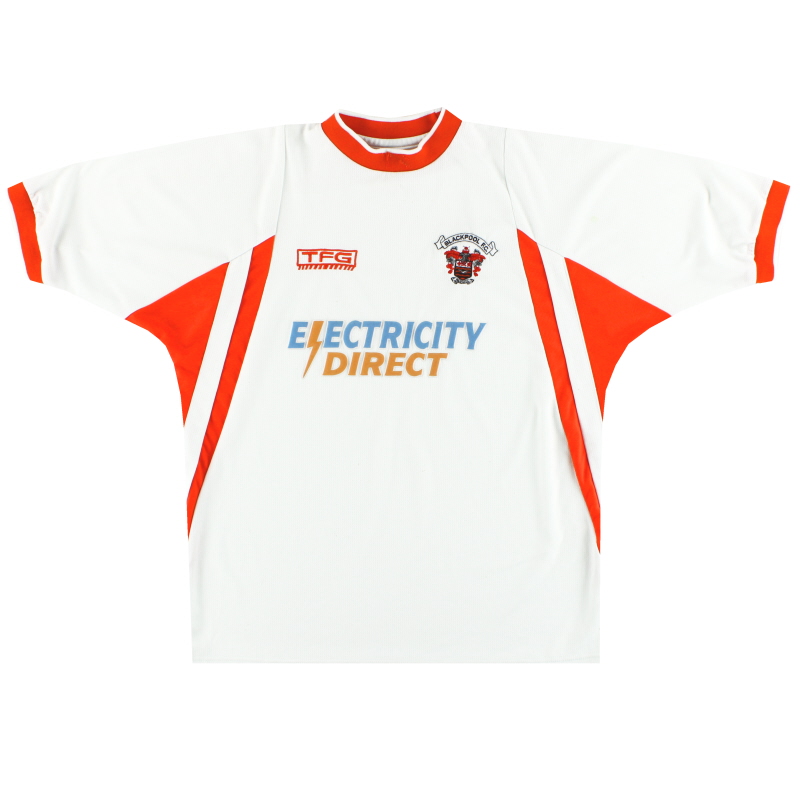 2001-02 Blackpool Away Shirt M