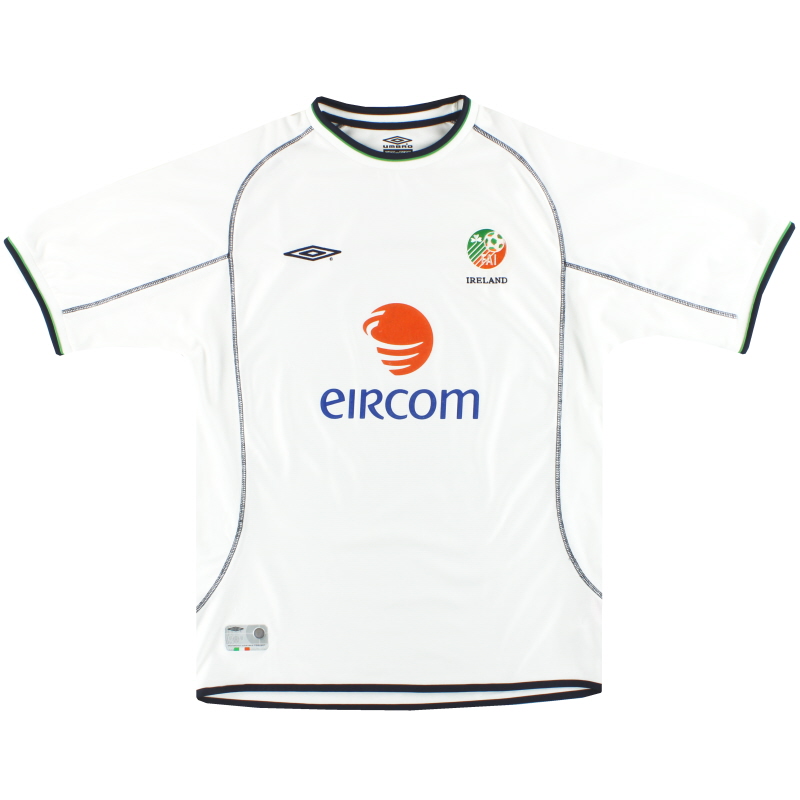 2001-02 Ireland Umbro Away Shirt XL
