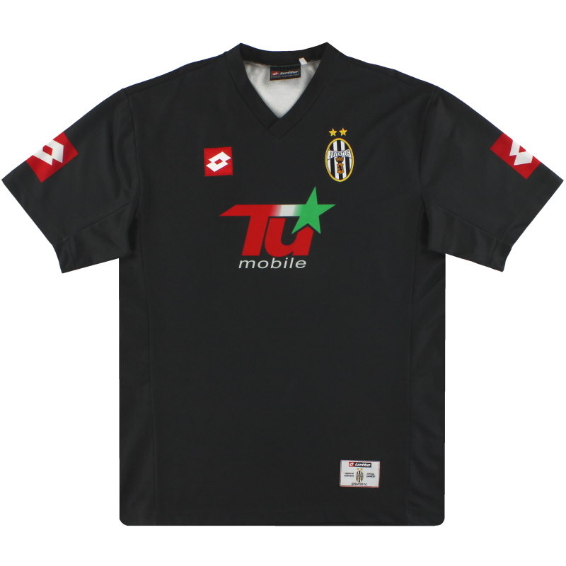 2001-02 Juventus Lotto CL Away Shirt *Mint* XXL