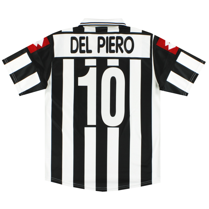 2001-02 Juventus Lotto European Home Shirt Del Piero #10 *As New* M