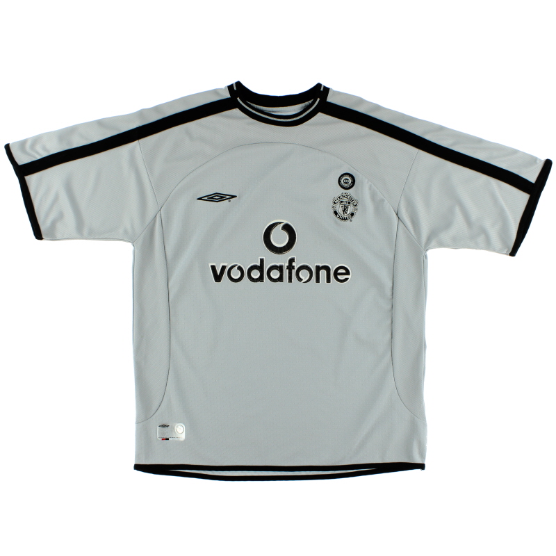 2001-02 Manchester United Umbro Centenary Goalkeeper Shirt M.Boys