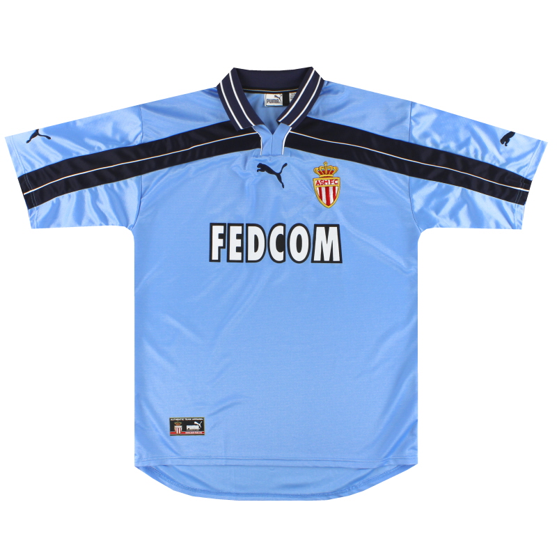 2001-02 Monaco Puma Away Shirt *Mint* L