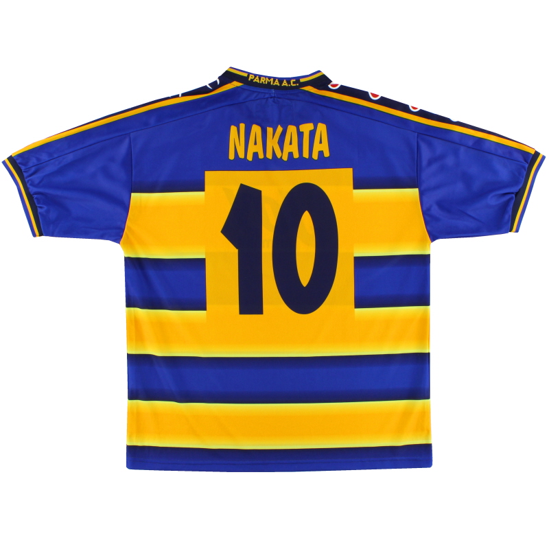 2001-02 Parma Away Shirt Nakata #10 M