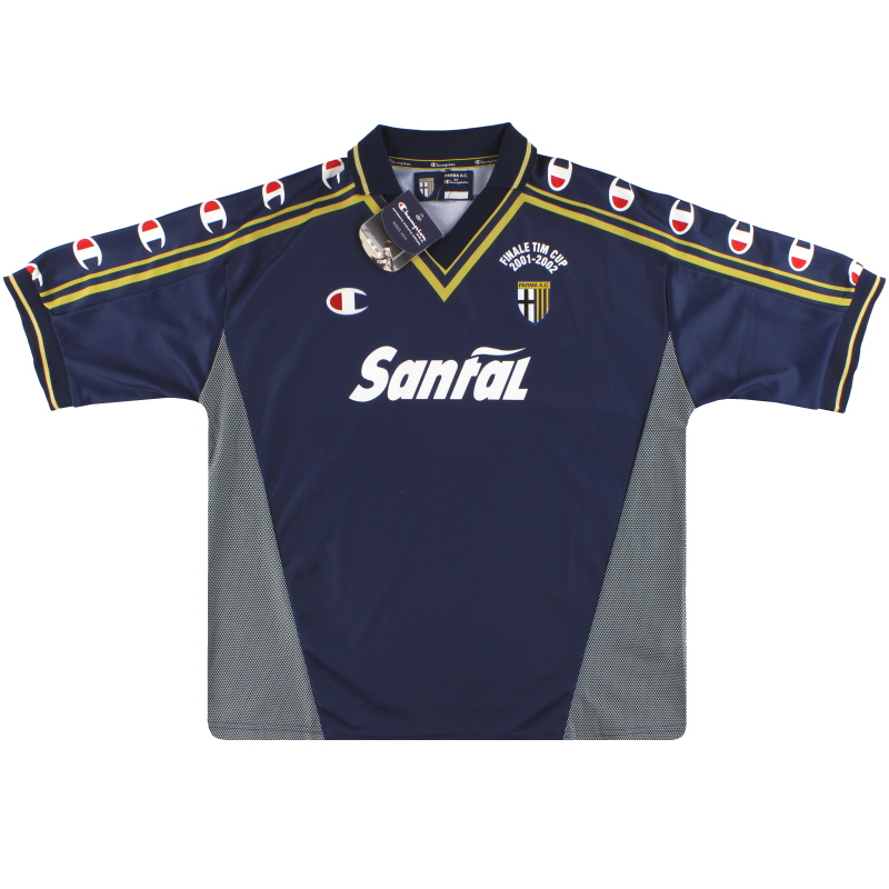 2001-02 Troisième chemise Parme 'Finale TIM Cup' *avec étiquettes* XL - 900337