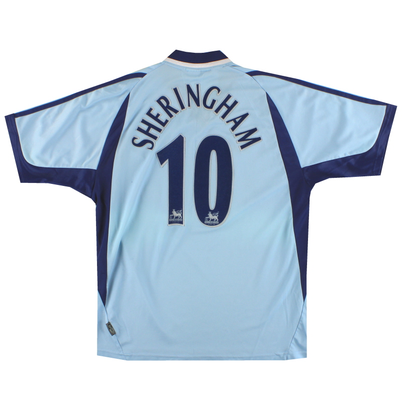 2001-02 Tottenham adidas Away Shirt Sheringham #10 L - 907426