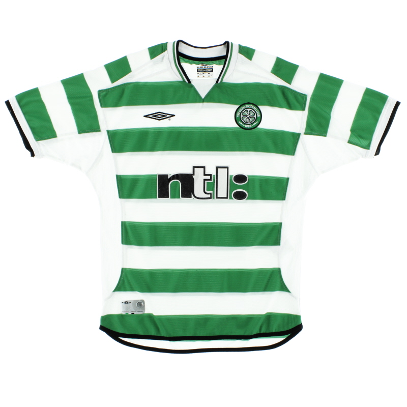 2001-03 Celtic Umbro Home Shirt *Mint* M