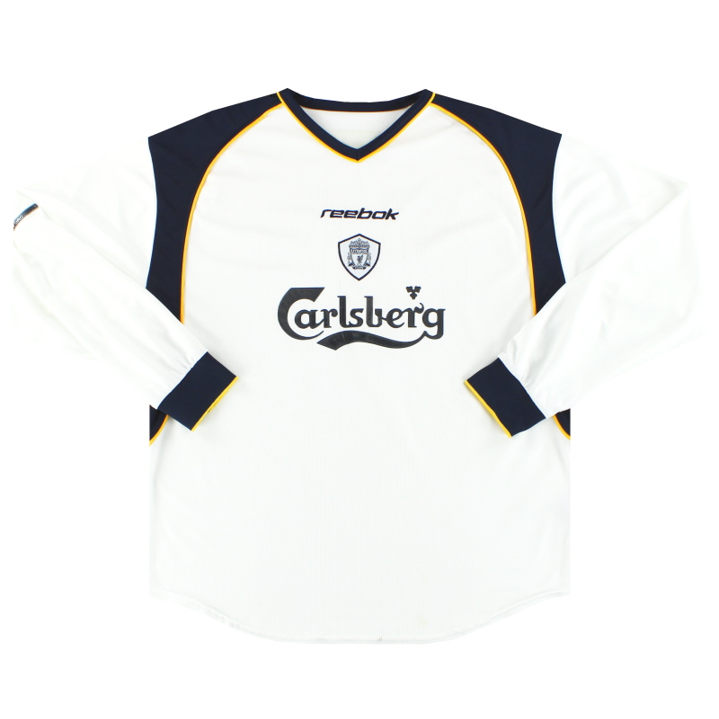 2001-03 Liverpool Reebok Away Shirt L/S L - 214304
