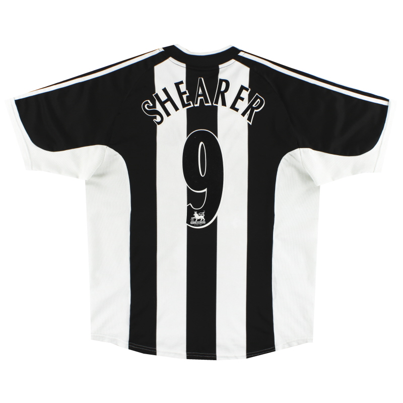 2001-03 Newcastle adidas Maglia da casa Shearer #9 XL - 907417
