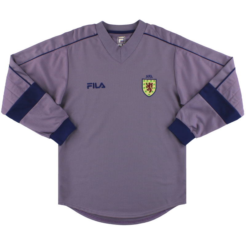2001-03 Scotland Fila Goalkeeper Shirt S