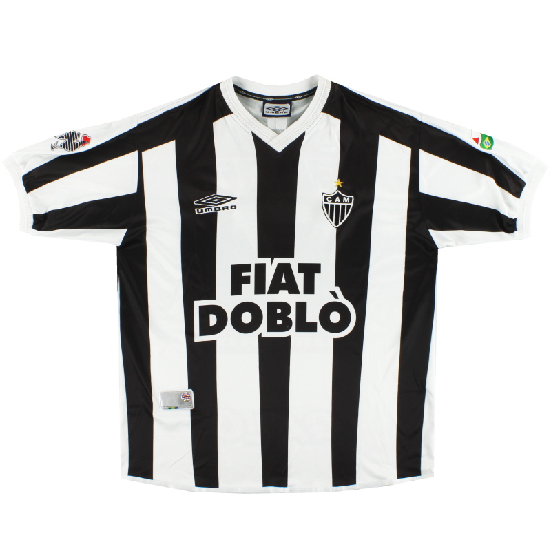 2001 Atletico Mineiro Umbro Home Shirt #7 XL