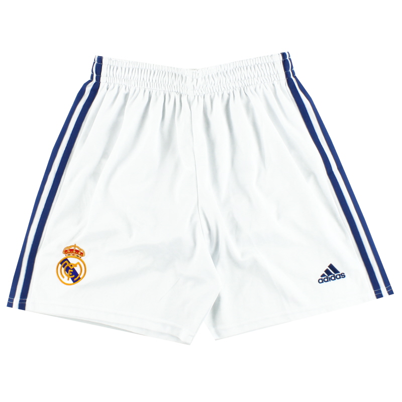 2001 Real Madrid adidas Home Shorts S