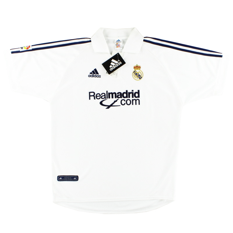 2001 Real Madrid adidas Home Shirt *w/tags* XL - 576325