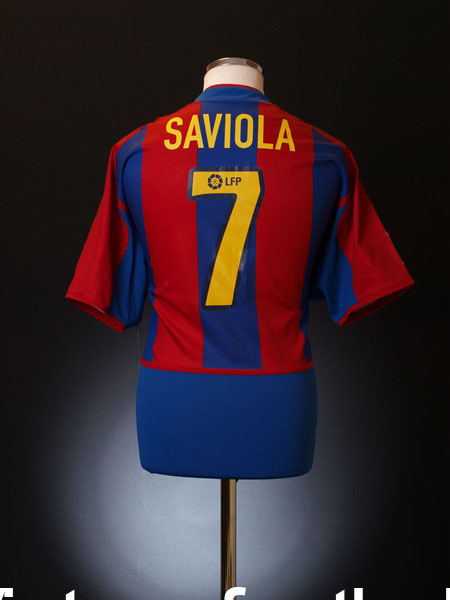 fc barcelona jersey Saviola #7 shirt Vintage 2002-2003 maglia rare 